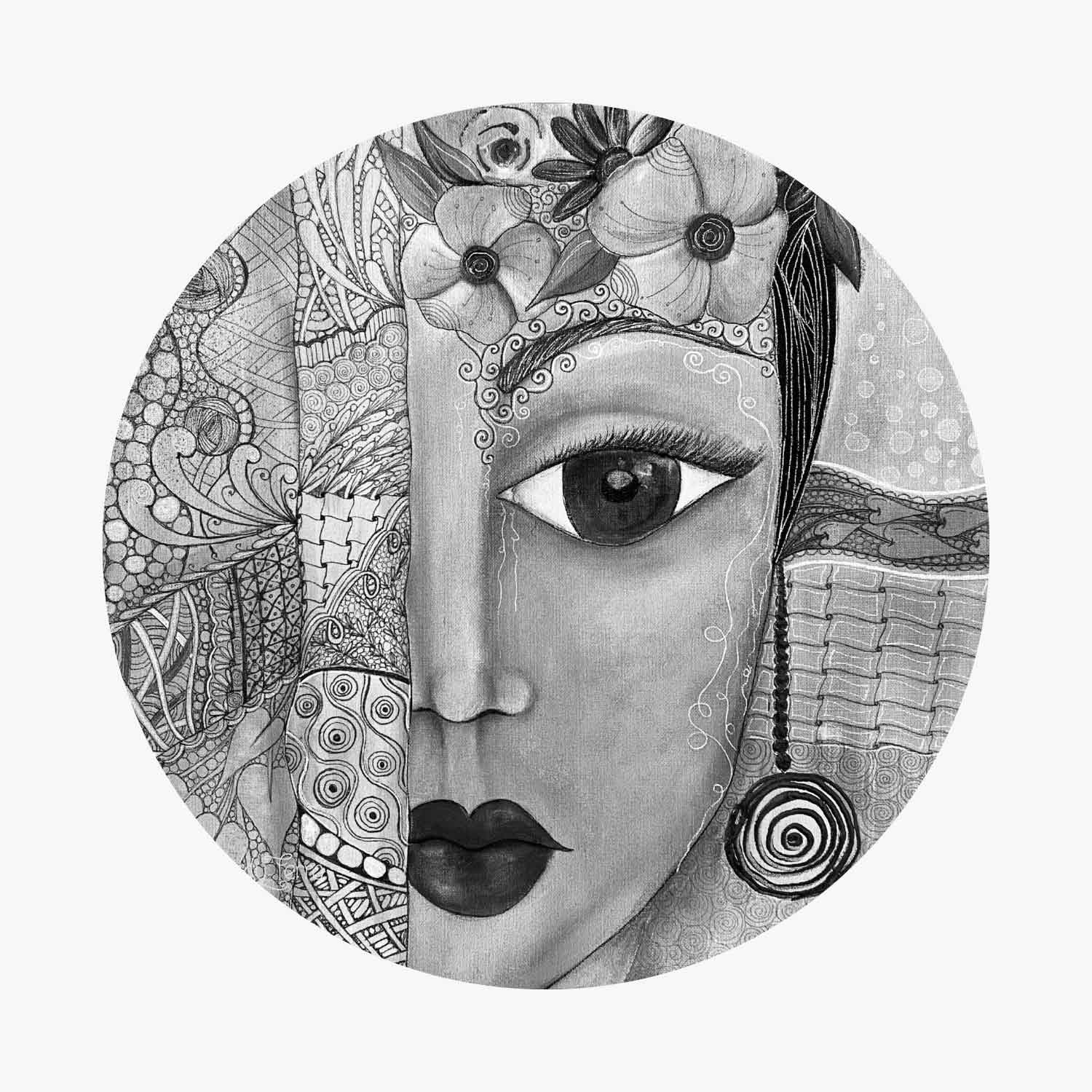 Mexican Girl Dish Cover - Image 2