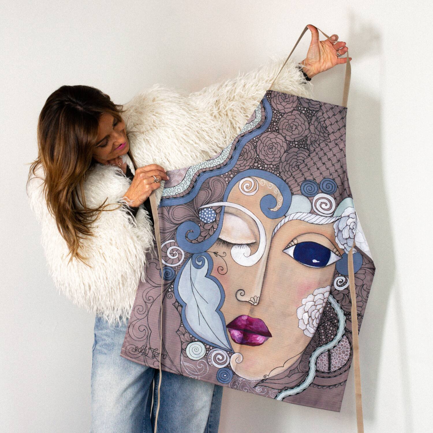 Lucia in Bloom Apron