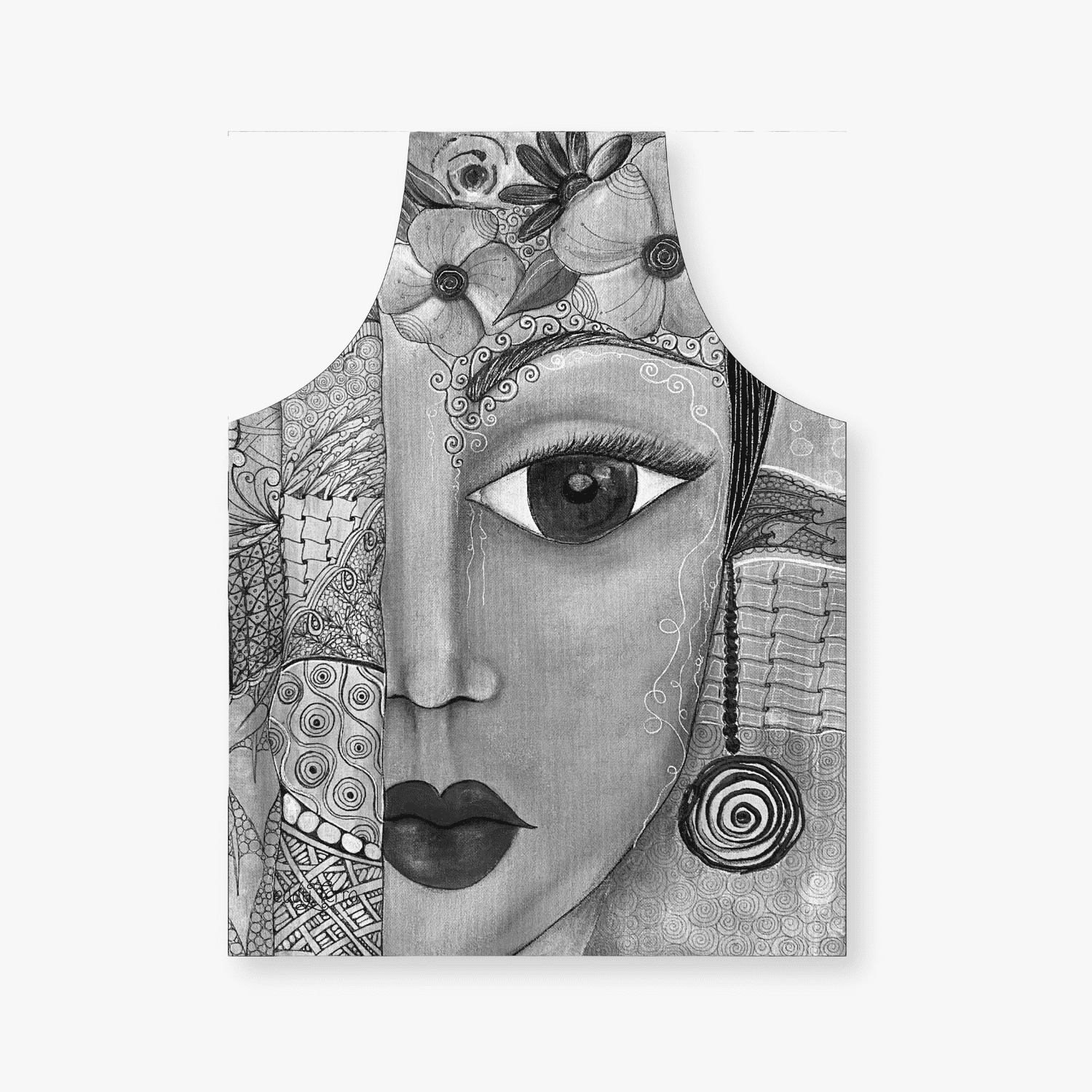 mexican girl apron south african artist kitchen wear, kitchen accessories